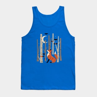 Winter Forest Fox Tank Top